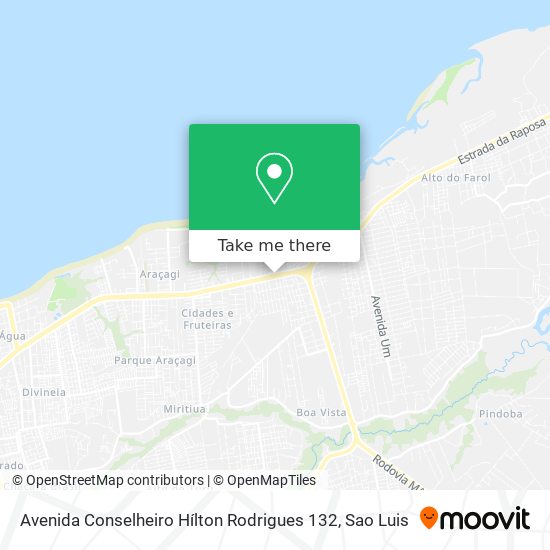 Avenida Conselheiro Hílton Rodrigues 132 map