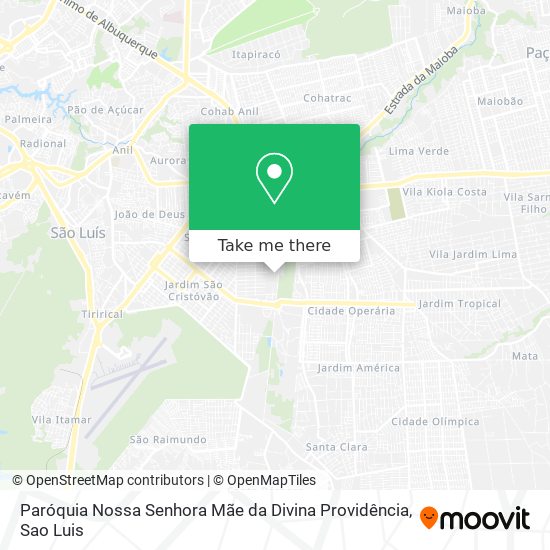 Paróquia Nossa Senhora Mãe da Divina Providência map