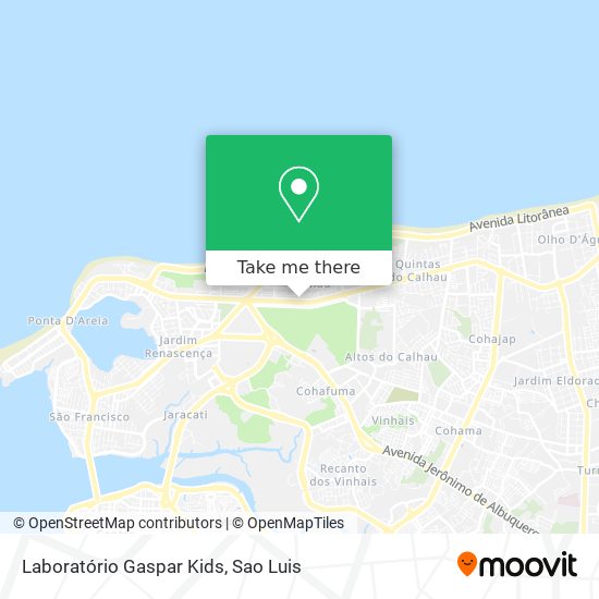Laboratório Gaspar Kids map
