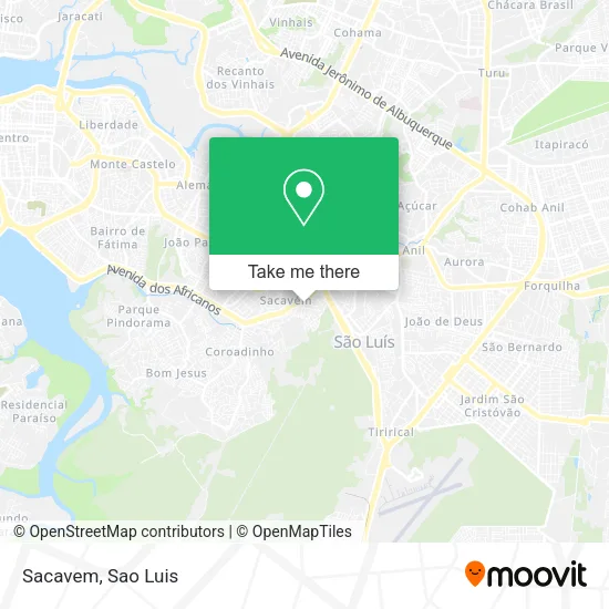 Sacavem map