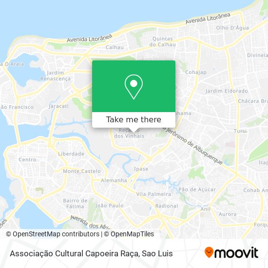 Associação Cultural Capoeira Raça map