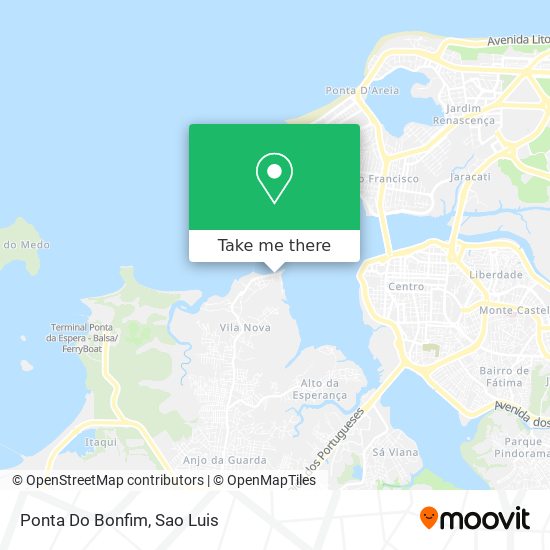 Ponta Do Bonfim map