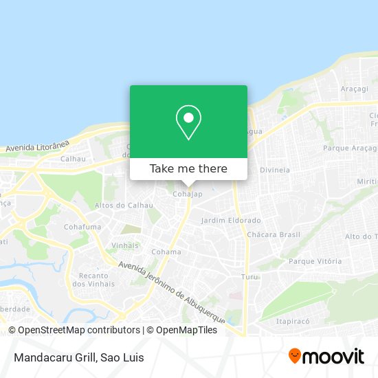 Mandacaru Grill map