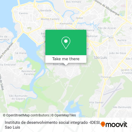 Instituto de desenvolvimento social integrado -IDESI map