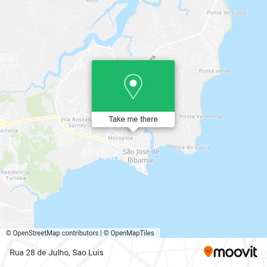 Rua 28 de Julho map