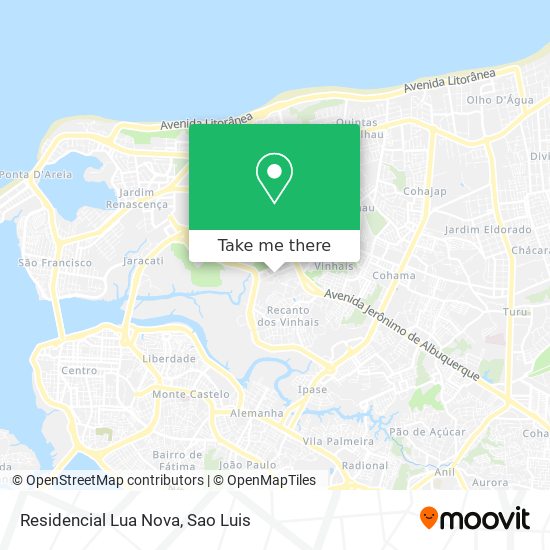 Residencial Lua Nova map