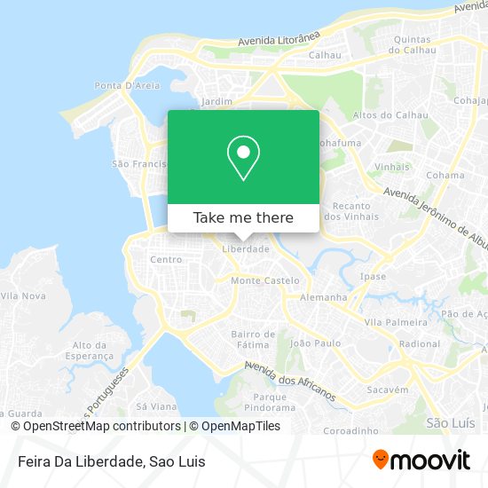 Feira Da Liberdade map