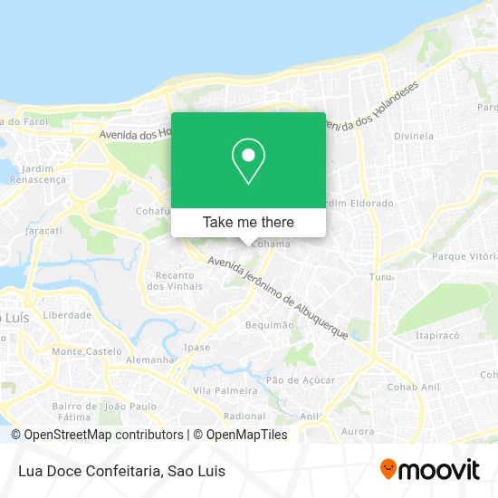 Lua Doce Confeitaria map