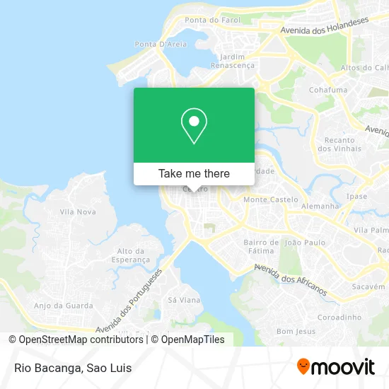 Rio Bacanga map