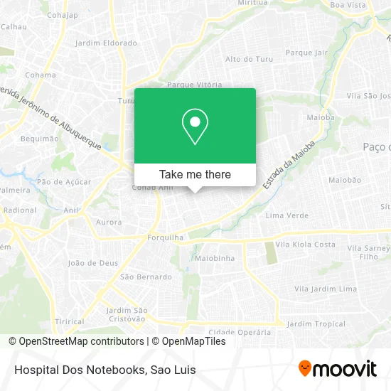 Hospital Dos Notebooks map