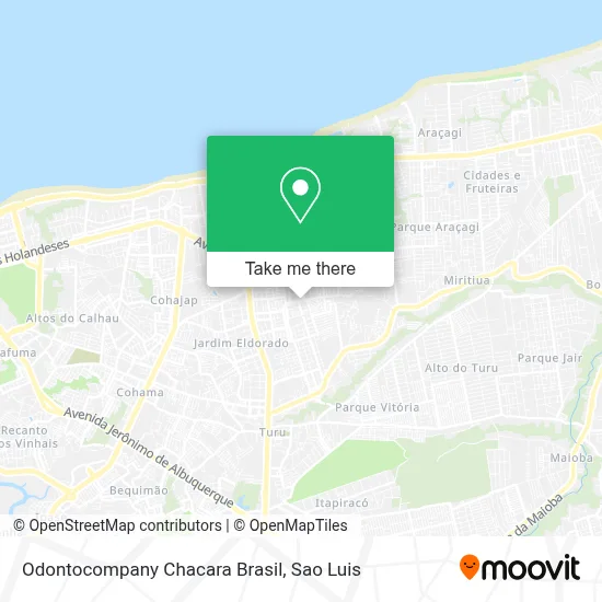 Odontocompany Chacara Brasil map