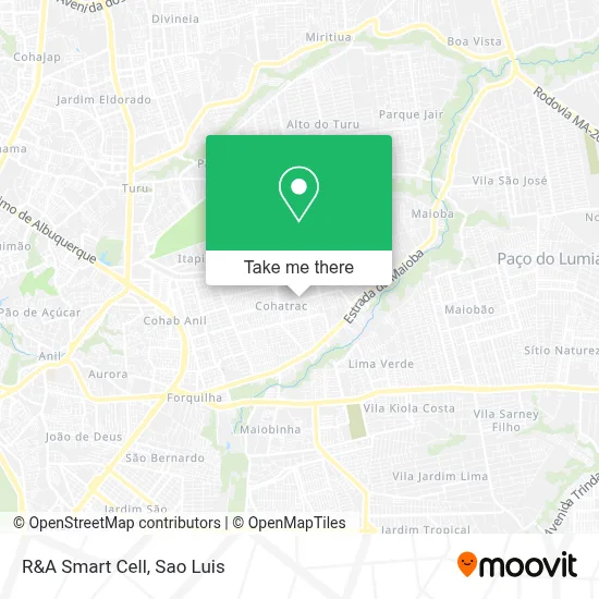 R&A Smart Cell map