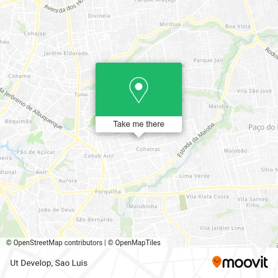 Ut Develop map
