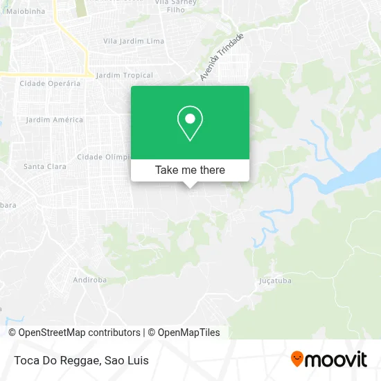 Toca Do Reggae map