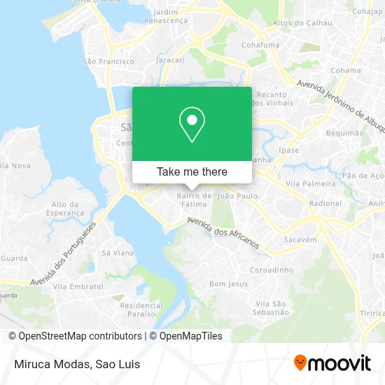 Miruca Modas map