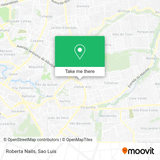Roberta Nails map