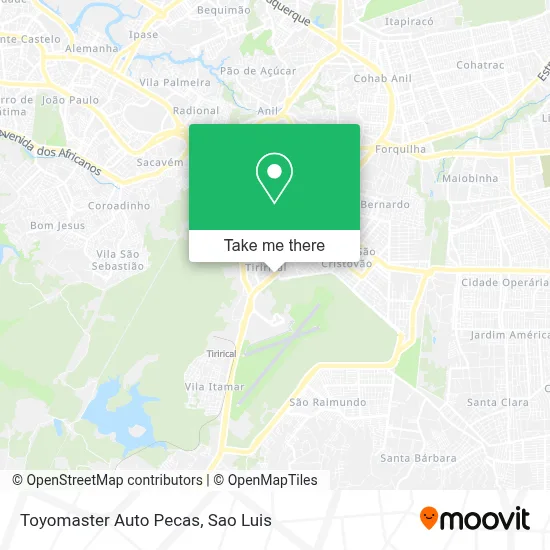 Toyomaster Auto Pecas map