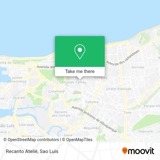 Recanto Ateliê map