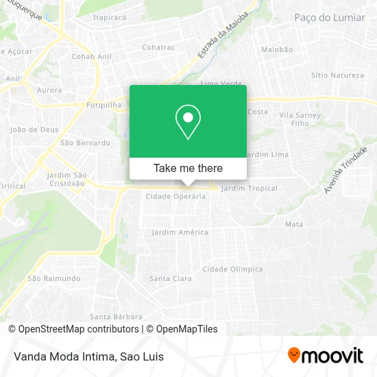 Vanda Moda Intima map