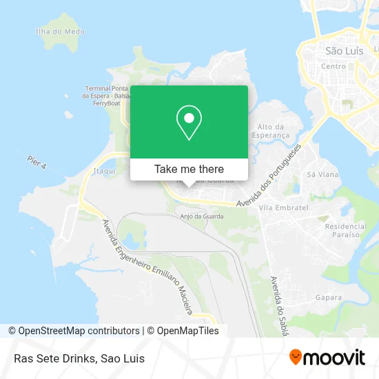 Ras Sete Drinks map