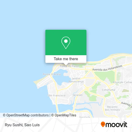 Ryu Sushi map