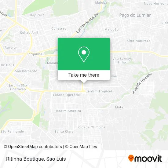 Ritinha Boutique map