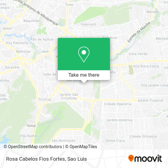 Rosa Cabelos Fios Fortes map