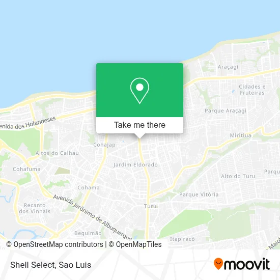 Shell Select map