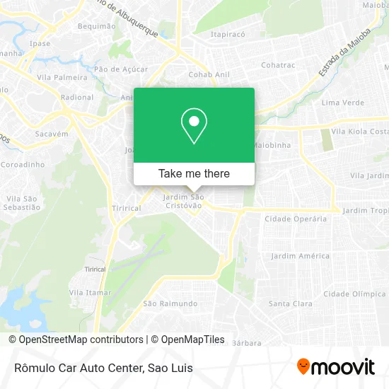 Rômulo Car Auto Center map