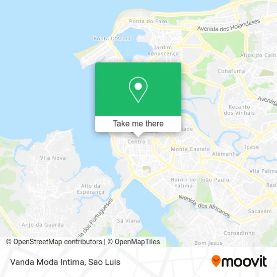 Vanda Moda Intima map