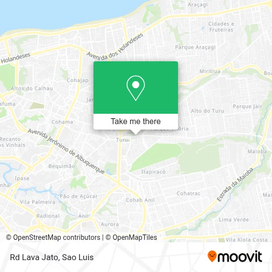 Rd Lava Jato map