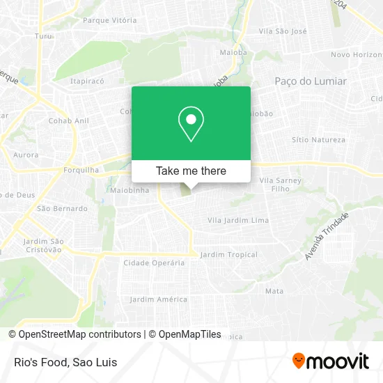 Rio's Food map