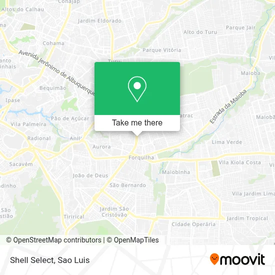 Shell Select map