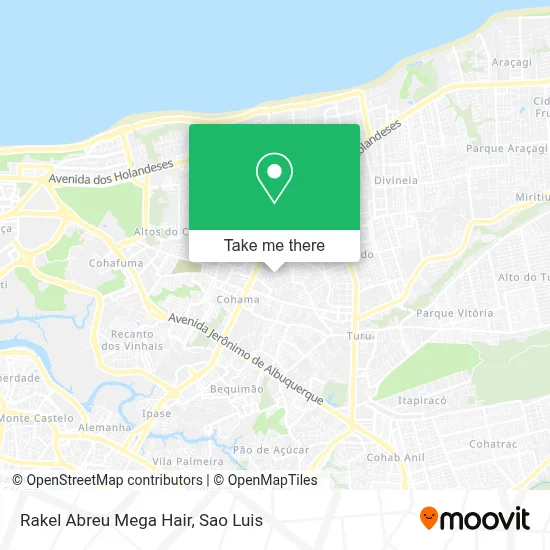 Rakel Abreu Mega Hair map