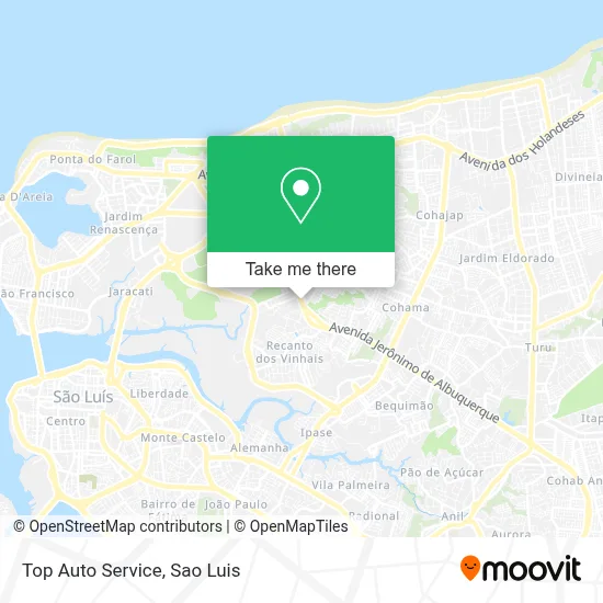 Top Auto Service map