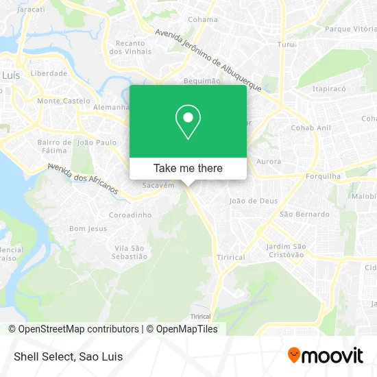 Shell Select map