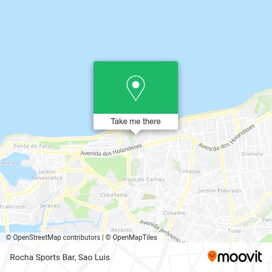 Rocha Sports Bar map