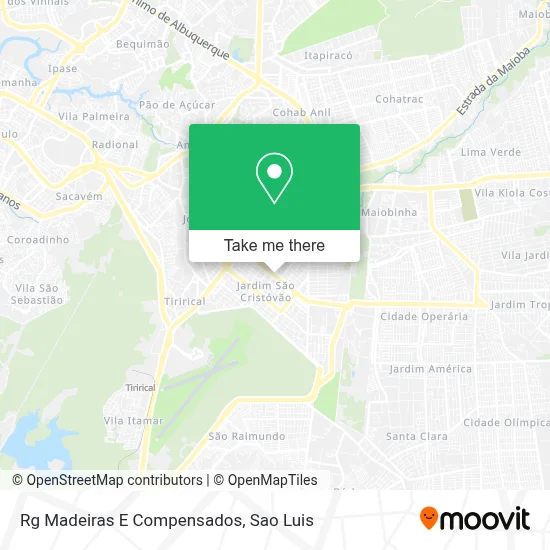 Rg Madeiras E Compensados map