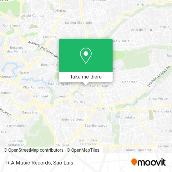 R.A Music Records map