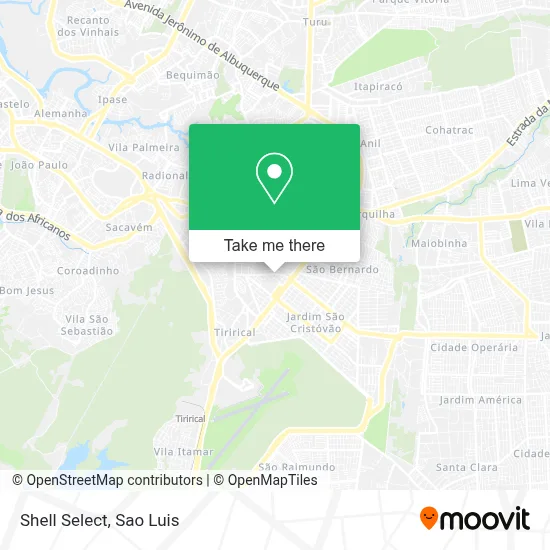 Shell Select map