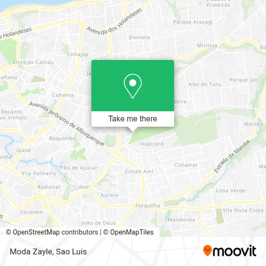 Moda Zayle map