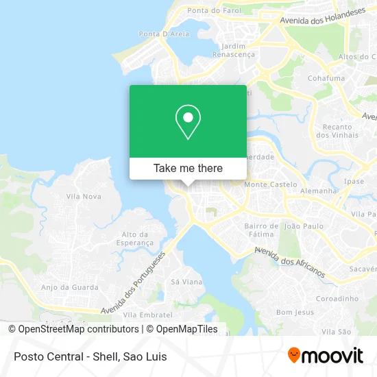Posto Central - Shell map