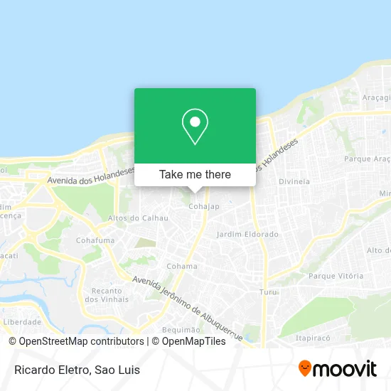 Ricardo Eletro map