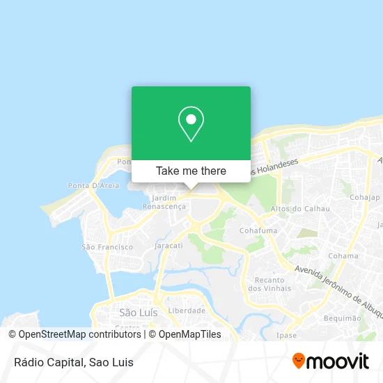 Rádio Capital map