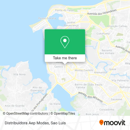 Distribuidora Aep Modas map