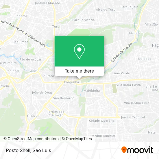 Posto Shell map