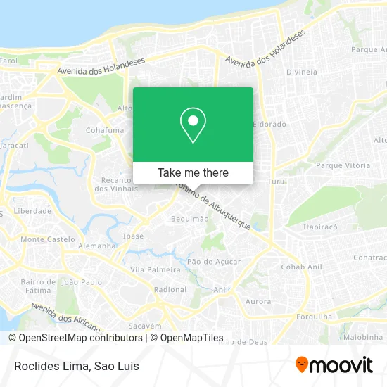 Roclides Lima map