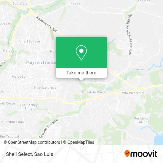 Shell Select map