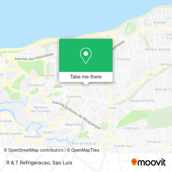R & T Refrigeracao map