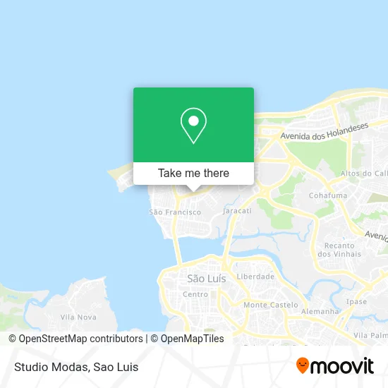 Studio Modas map